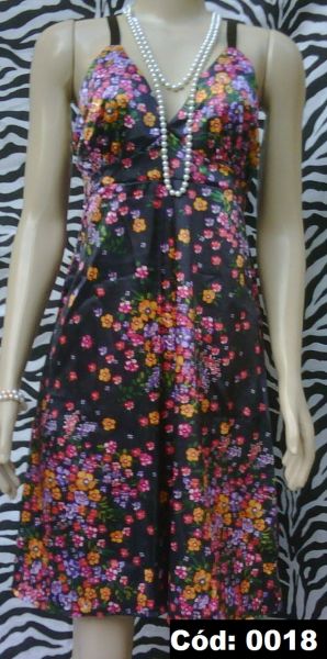 025 - vestido várias cores e estampas
