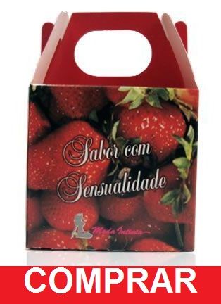 Calcinha na caixinha Morango