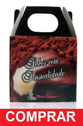 Calcinha na caixinha Chocolate